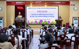 Tập huấn sử dụng 4 thủ tục hành chính của Đảng trên môi trường điện tử