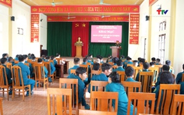 Xã Hà Trung khai mạc huấn luyện Dân quân cơ động năm 2026