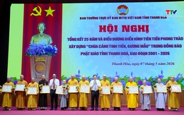 Biểu dương điển hình tiên tiến phong trào xây dựng “Chùa cảnh tinh tiến, gương mẫu”