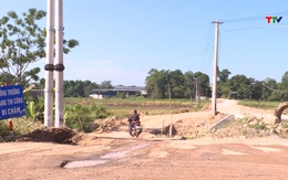 Đẩy nhanh tiến độ thi công tuyến đường Thọ Diên - Thọ Lâm
