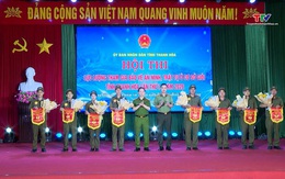 Hội thi lực lượng tham gia bảo vệ an ninh trật tự ở cơ sở giỏi khu vực 1