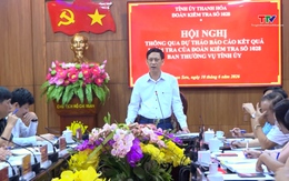 Thông qua dự thảo báo cáo kết quả kiểm tra của Đoàn kiểm tra số 1028 Ban Thường vụ Tỉnh ủy