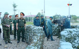 Kiểm tra công tác chuẩn bị diễn tập xã Nông Cống
