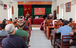 Đại biểu HĐND xã Hà Long tiếp xúc cử tri 