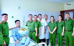 Cán bộ Công an bị trọng thương khi đấu tranh với tội phạm ma túy đã xuất viện
