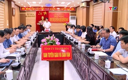 Đoàn kiểm tra số 1019 thông qua báo cáo kết quả kiểm tra đối với Ban Thường vụ Đảng ủy 13 xã
