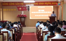 Xã Kim Tân hướng dẫn sinh hoạt chi bộ trên phần mềm Sổ tay Đảng viên và đóng đảng phí không dung tiền mặt 