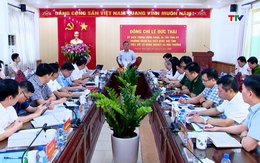 Bí thư Tỉnh uỷ làm việc với Sở Nông nghiệp và Môi trường