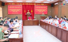 Giám đốc Công an tỉnh làm việc tại 8 xã thuộc huyện Triệu Sơn cũ