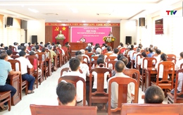 Xã Hà Trung triển khai sắp xếp, thành lập tổ chức Đảng tại các thôn sau sáp nhập