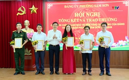 Phường Sầm Sơn trao giải Cuộc thi chính luận bảo vệ nền tảng tư tưởng của Đảng