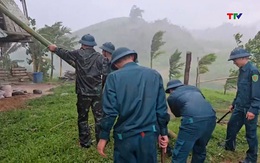 Dông lốc gây thiệt hại tại nhiều địa phương miền núi Thanh Hóa