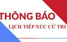 Thông báo tiếp xúc cử tri ngày 5/6/2026