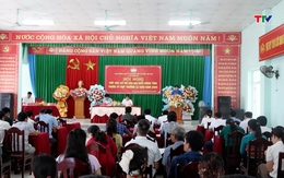 Tổ đại biểu số 2 Hội đồng Nhân dân tỉnh Thanh Hóa tiếp xúc cử tri tại xã Trung Hạ