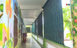 Các trường mầm non tăng cường chống nóng cho trẻ 