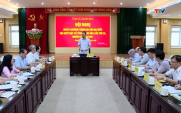 Chuẩn bị Đại hội đại biểu Hội chữ thập đỏ tỉnh Thanh Hóa nhiệm kỳ 2026-2031