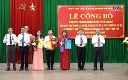 Phường Đông Quang và các xã Quảng Bình, Bá Thước công bố các quyết định sắp xếp tổ dân phố, thôn