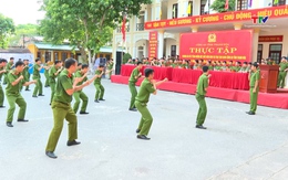 Thực tập phương án xử lý tình huống đột xuất tại Trại tạm giam