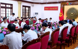 Hội nghị Ban thường vụ Tỉnh ủy ngày 07/07/2026