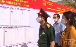 Chỉ huy trưởng Bộ Chỉ huy quân sự tỉnh kiểm tra công tác bầu cử tại huyện Quan Hoá