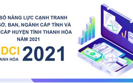 [Infographic] Chỉ số năng lực cạnh tranh các sở, ban, ngành cấp tỉnh và UBND cấp huyện tỉnh Thanh Hóa năm 2021