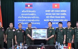 Cục Tác chiến, Bộ Tổng Tham mưu, QĐND Lào thăm và làm việc với Bộ CHQS tỉnh Thanh Hóa