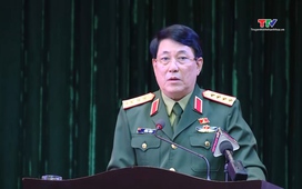 Đại tướng Lương Cường và các Đại biểu Quốc hội tỉnh Thanh Hóa tiếp xúc cử tri huyện Ngọc Lặc và Cẩm Thủy