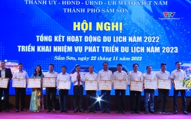 Thành phố Sầm Sơn tổng kết hoạt động du lịch năm 2022 và triển khai nhiệm vụ năm 2023