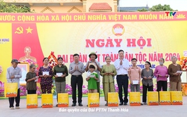 Tổng hợp Ngày hội Đại đoàn kết toàn dân tộc tại các địa phương tỉnh Thanh Hóa ngày 12/11/2024