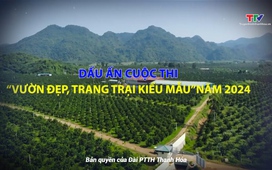 Phóng sự: Dấu ấn cuộc thi "Vườn đẹp trang trại kiểu mẫu".