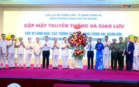 Phát huy truyền thống Công an Nhân dân và quê hương Thanh Hóa anh hùng