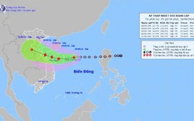 Áp thấp nhiệt đới có khả năng mạnh lên thành bão giật cấp 10