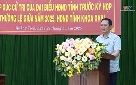 Phó Bí thư Tỉnh uỷ Trịnh Tuấn Sinh tiếp xúc cử tri thành phố Sầm Sơn