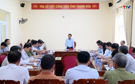 Bí thư Tỉnh ủy Nguyễn Doãn Anh tiếp xúc, đối thoại với các hộ dân liên quan đến các vụ khiếu kiện về đất đai