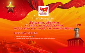 Tiếp sóng trực tiếp: Lễ diễu binh, diễu hành Kỷ niệm 80 năm Quốc khánh nước Cộng hòa xã hội chủ nghĩa Việt Nam
