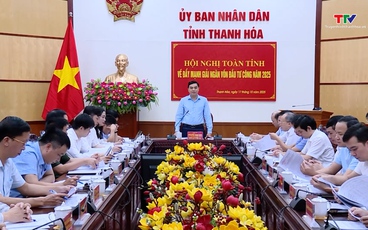 Hội nghị về đẩy mạnh giải ngân vốn đầu tư công năm 2025