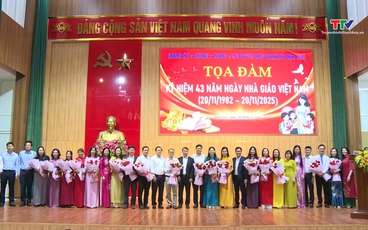 Xã Hậu Lộc tọa đàm kỷ niệm 43 năm ngày nhà giáo Việt Nam