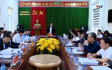 HĐND tỉnh giám sát tại Phường Nam Sầm Sơn