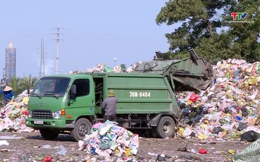Khẩn trương xử lý rác tồn ứ tại bãi rác Yên Định