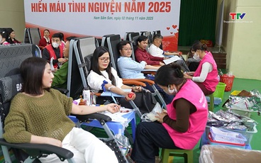 Ngày hội hiến máu tình nguyện phường Nam Sầm Sơn năm 2025