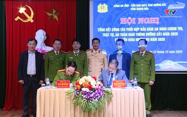 Tăng cường phối hợp đảm bảo an ninh chính trị, trật tự an toàn giao thông đường sắt