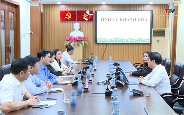 Đoàn công tác tỉnh Thanh Hóa trao đổi, chia sẻ kinh nghiệm đánh giá cán bộ, công chức theo KPI tại Khánh Hòa