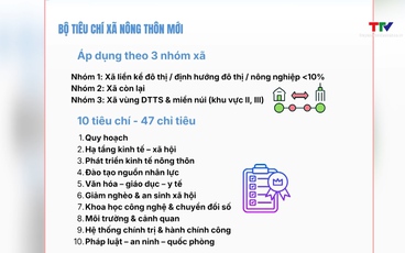 Ban hành Bộ tiêu chí quốc gia về nông thôn mới giai đoạn 2026 - 2030