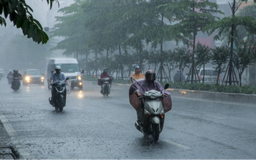 Chiều tối 17/04, khu vực trung du miền núi Thanh Hóa có mưa và dông
