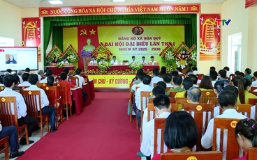 Đại hội đại biểu Đảng bộ xã Hóa Quỳ lần thứ I, nhiệm kỳ 2025-2030