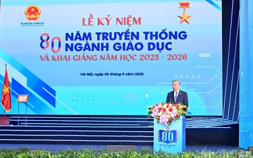 “Khẳng định quyết tâm đổi mới mạnh mẽ để giáo dục thực sự là quốc sách hàng đầu, là động lực then chốt của phát triển đất nước, của tương lai dân tộc”