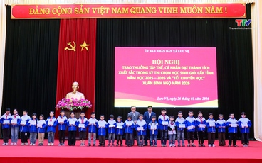 Xã Lưu Vệ xếp thứ 4 toàn tỉnh trong kỳ thi học sinh giỏi năm học 2025 – 2026