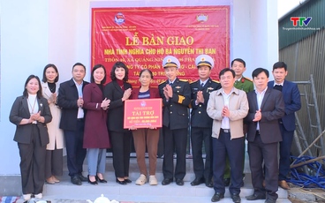 Công ty Cổ phần Tân Cảng - Cái Mép bàn giao 3 căn nhà tình nghĩa tại Thanh Hóa