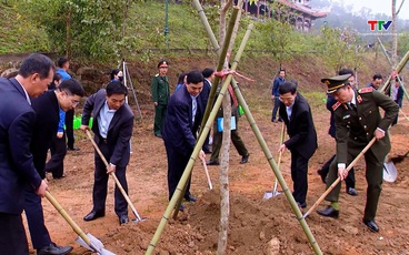 Lễ phát động "Tết trồng cây đời đời nhớ ơn Bác Hồ" Xuân Bính Ngọ