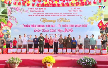 “Xuân biên cương, hải đảo - Tết thắm tình quân dân”